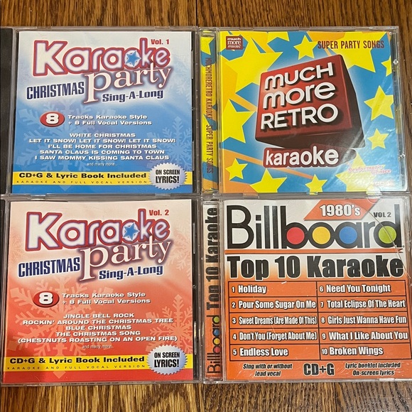Other - Karaoke Party CD Set - Christmas and Retro Hits